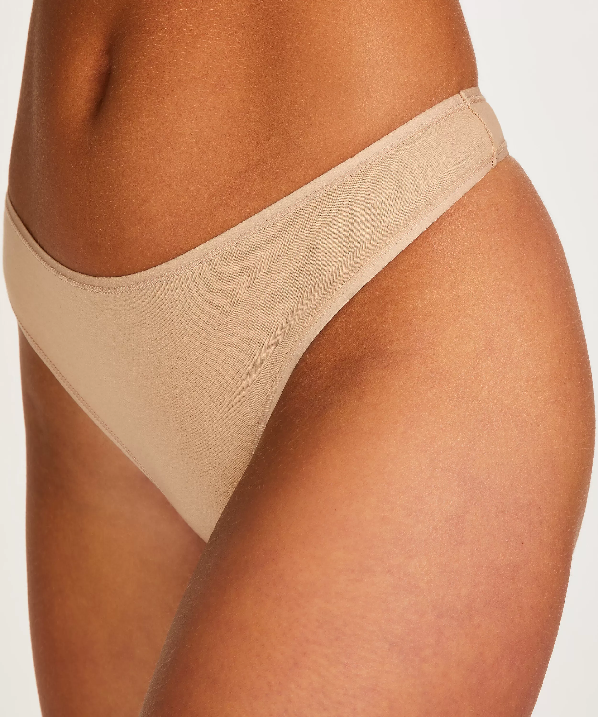 Hunkemöller Strings & Boxerstrings<2Er-Pack String Kim Cotton Beige