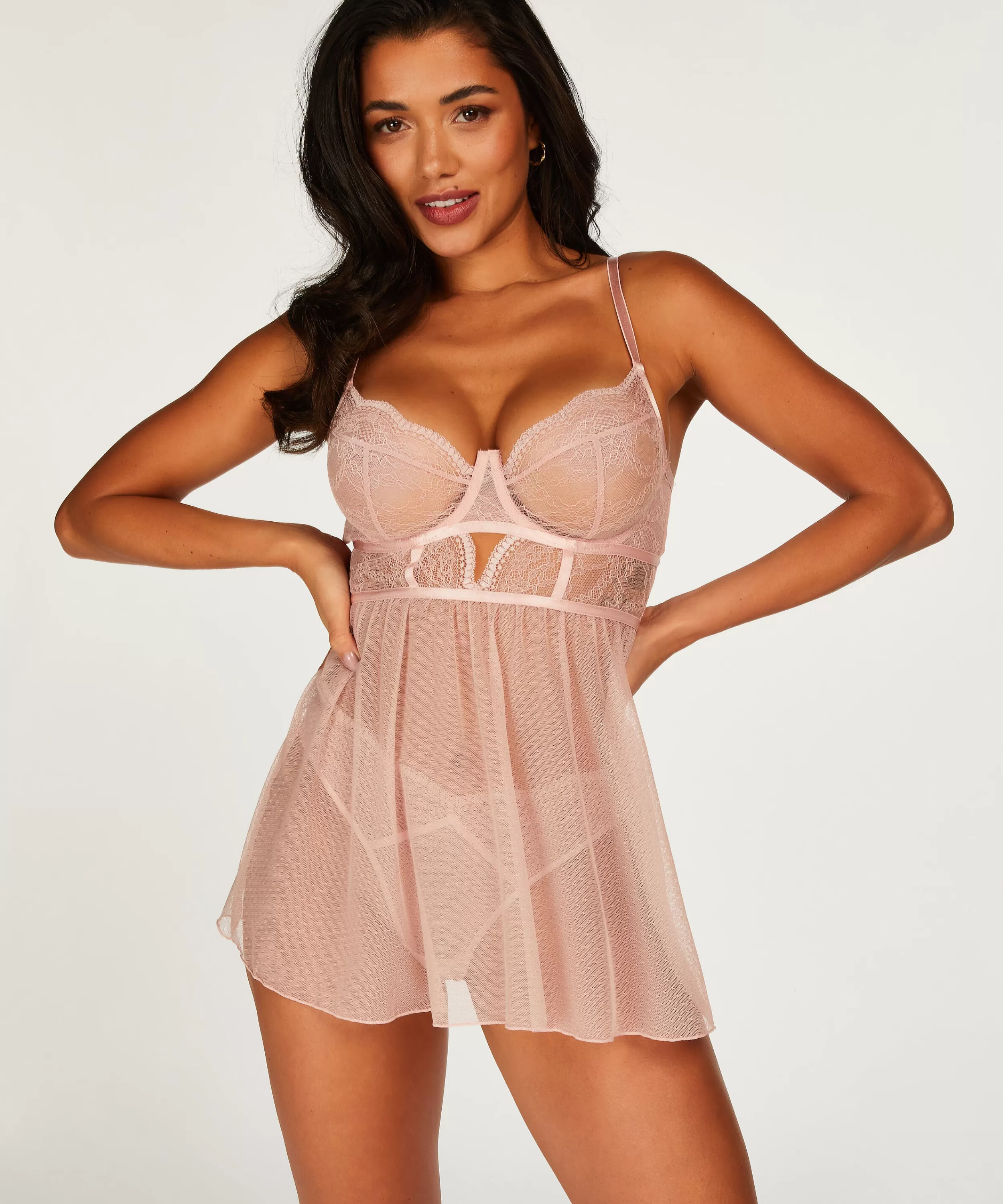 Hunkemöller Babydolls & Negligés<Babydoll Isabelle Rosa