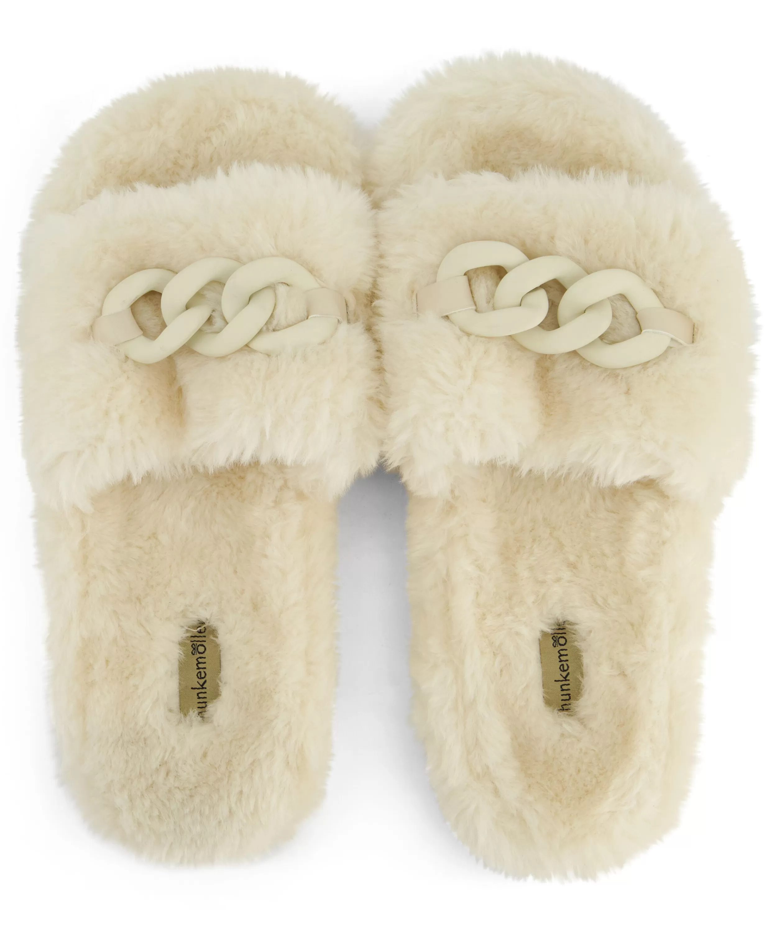 Hunkemöller Pantoffeln<Hausschuhe Fake Fur Beige