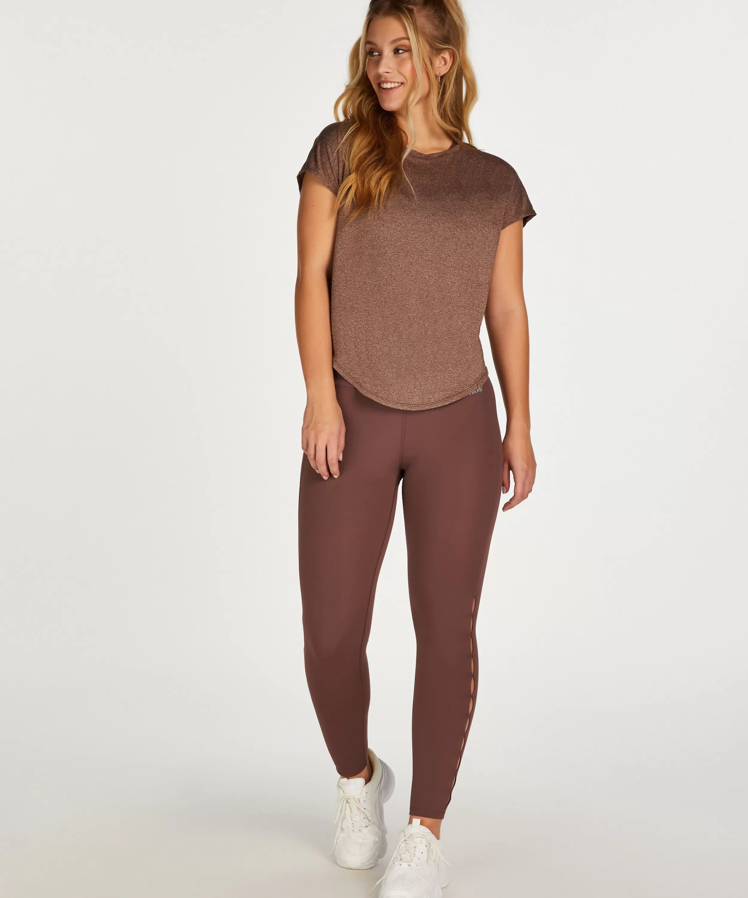 Hunkemöller Sport Tops<Hkmx Sport T-Shirt Asana Braun