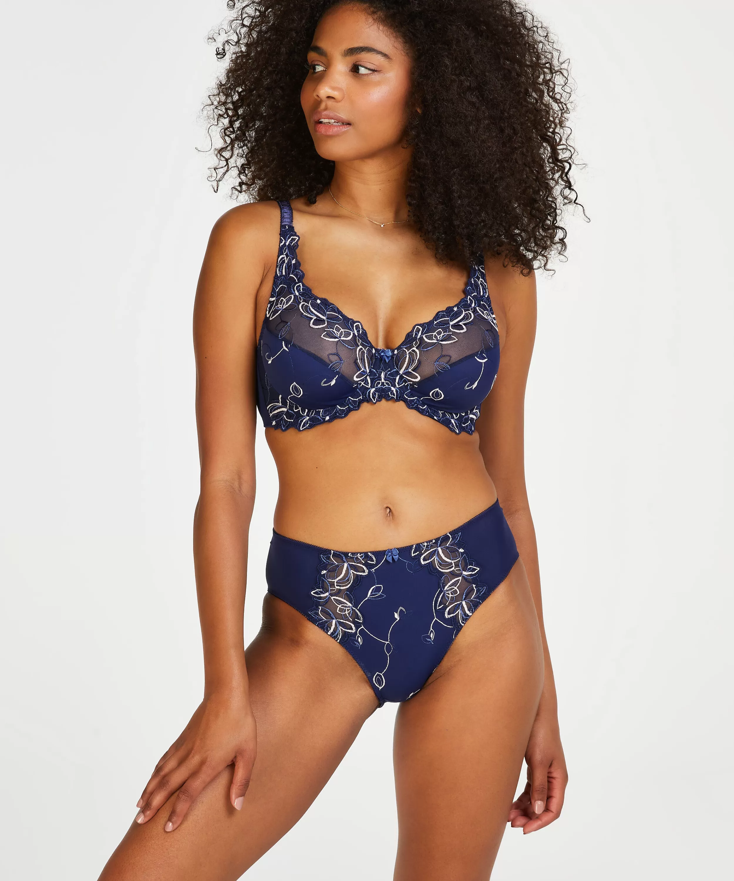 Hunkemöller Hohe Taille Slips<Hochgeschnittener Slip Diva Blau