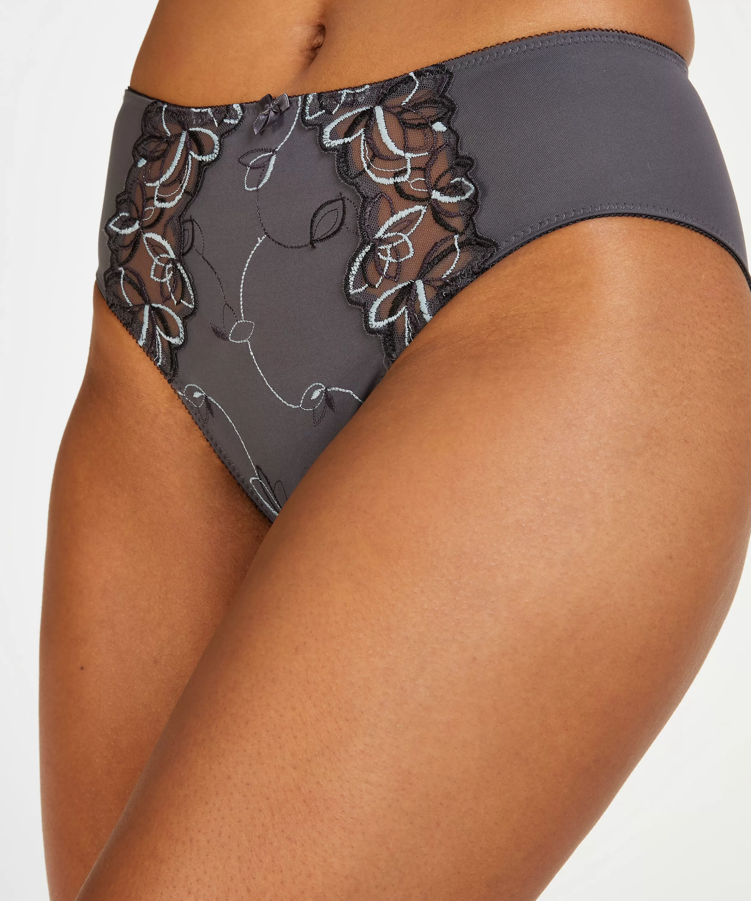 Hunkemöller Hohe Taille Slips<Hochgeschnittener Slip Diva Grau