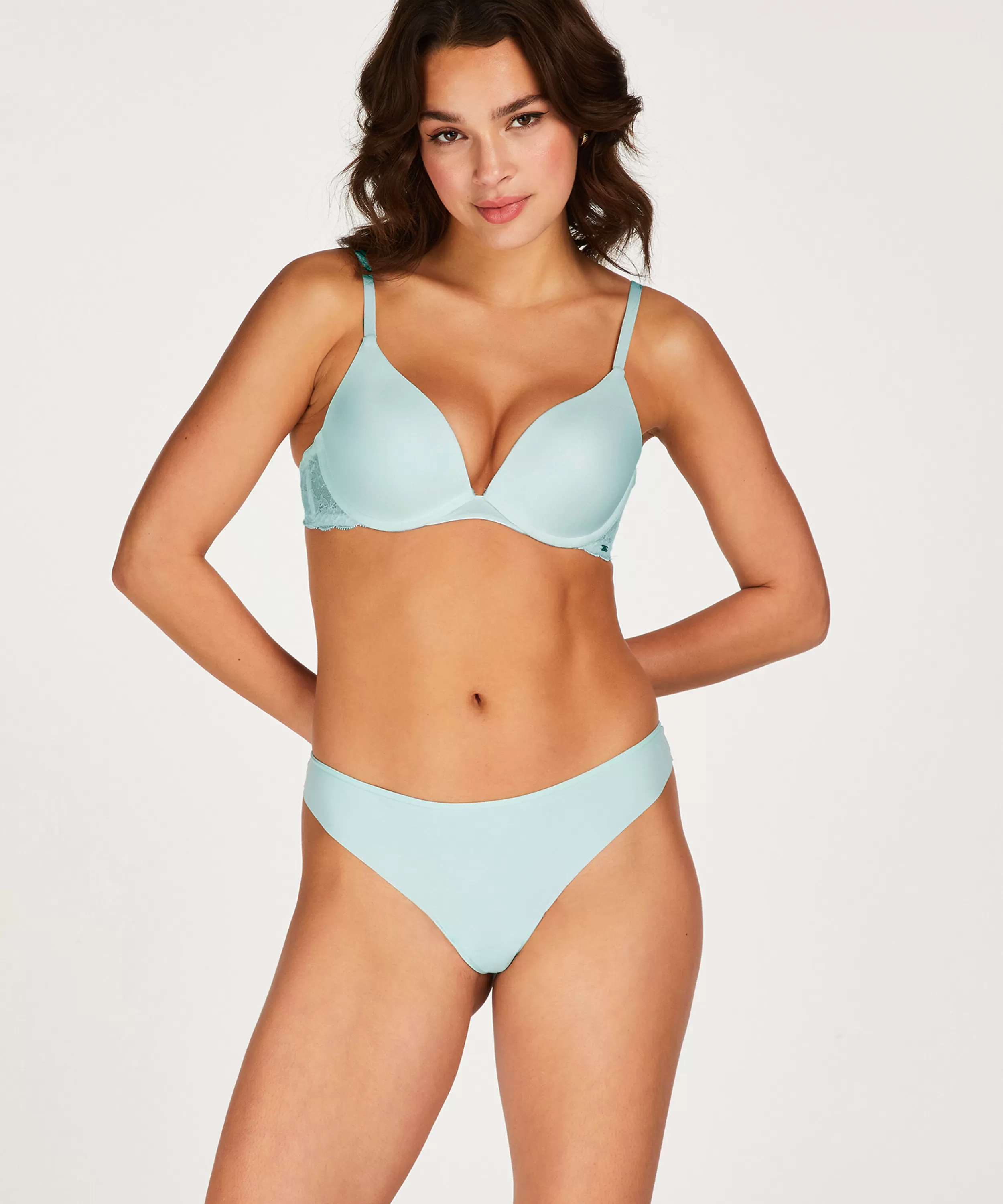 Hunkemöller Strings & Boxerstrings<Invisible String Lace Back Blau