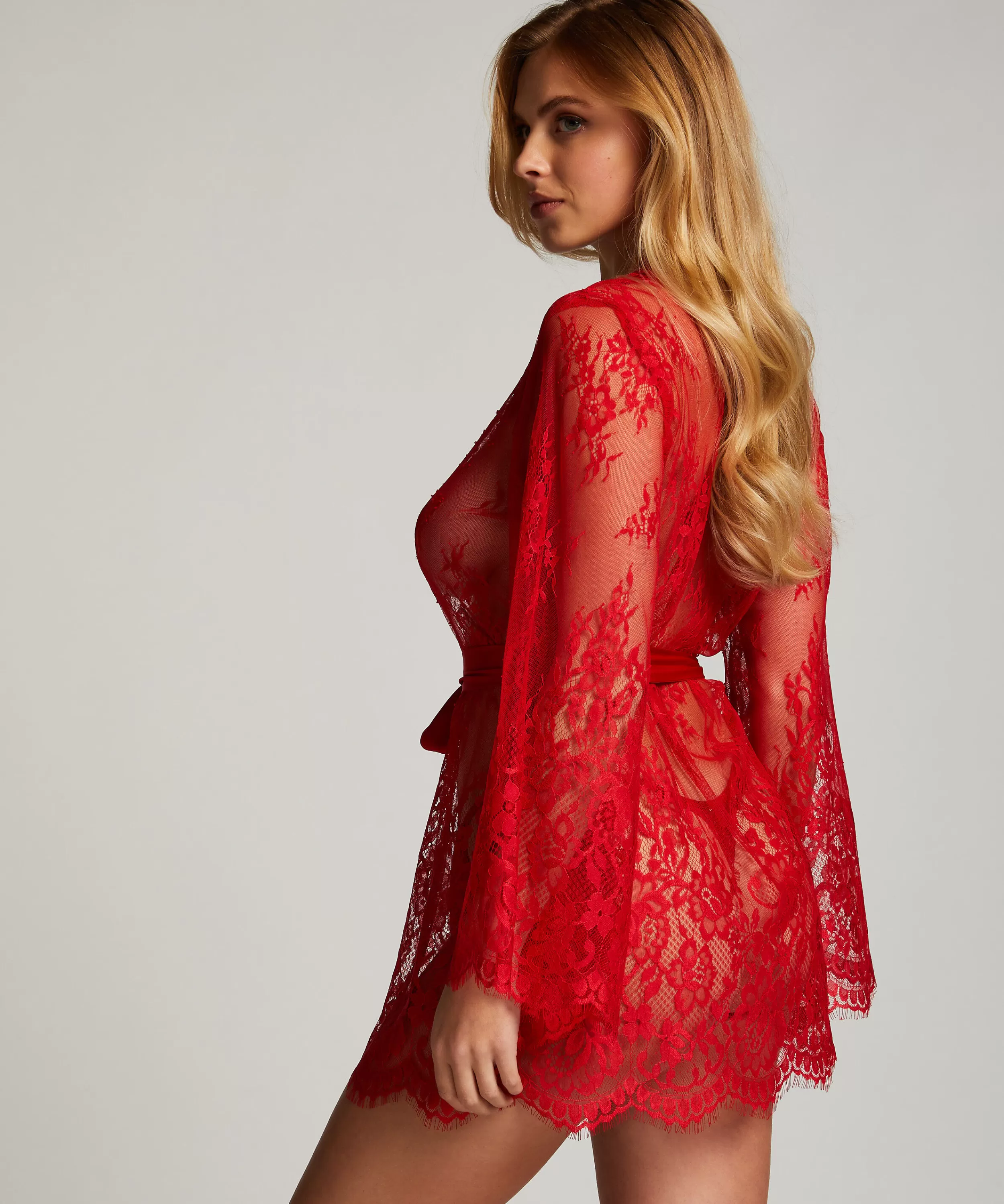 Hunkemöller Kimonos<Kimono Lace Isabelle Rot