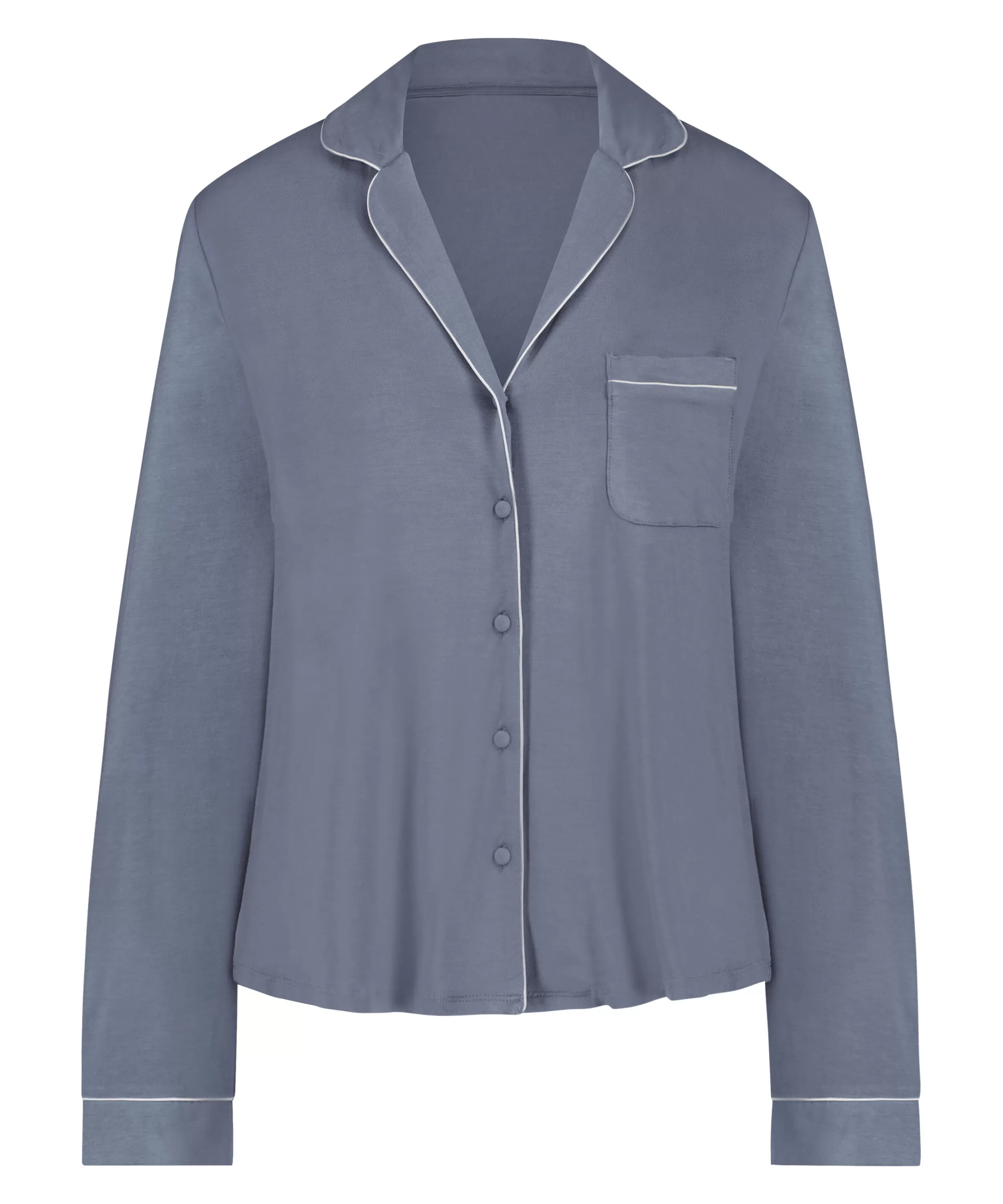 Hunkemöller Wasche<Langarmelige Jersey-Jacke Essential Blau