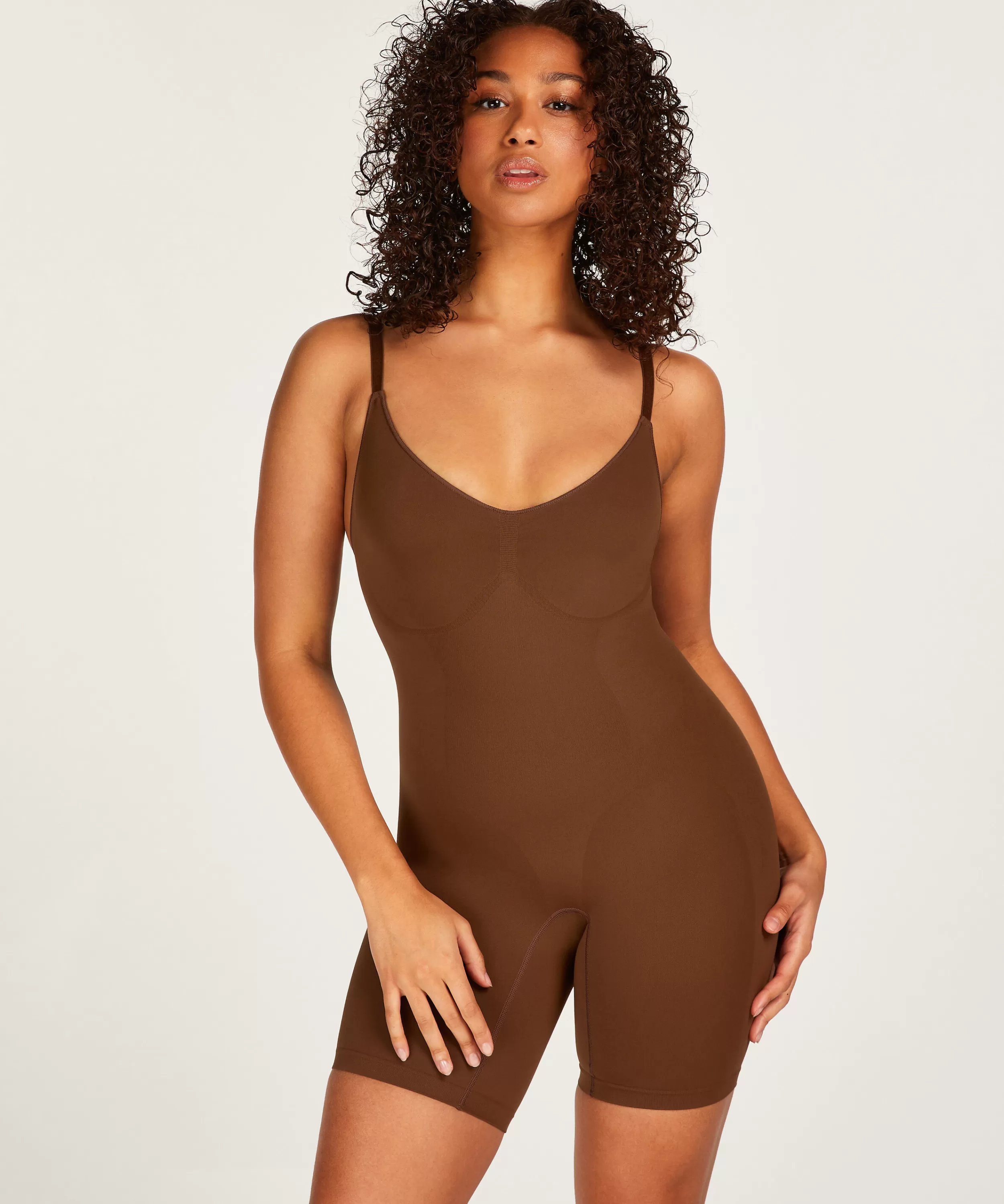 Hunkemöller Bodies & Corsagen<Nahtlos Betonender Bodysuit Mit Hohem Beinausschnitt Rot