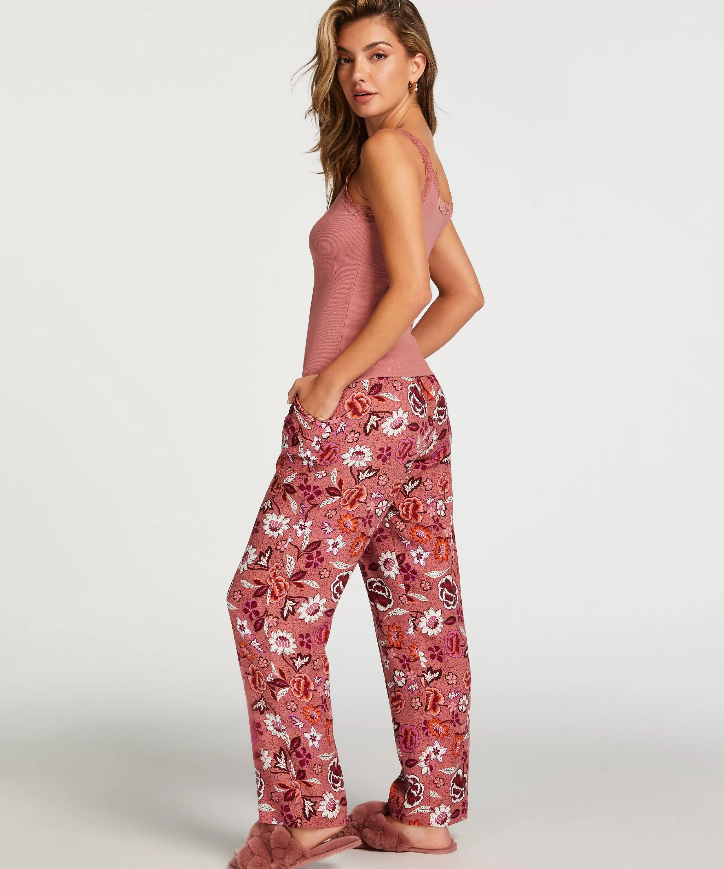 Hunkemöller Wasche<Petite Pyjamahose Woven Rosa