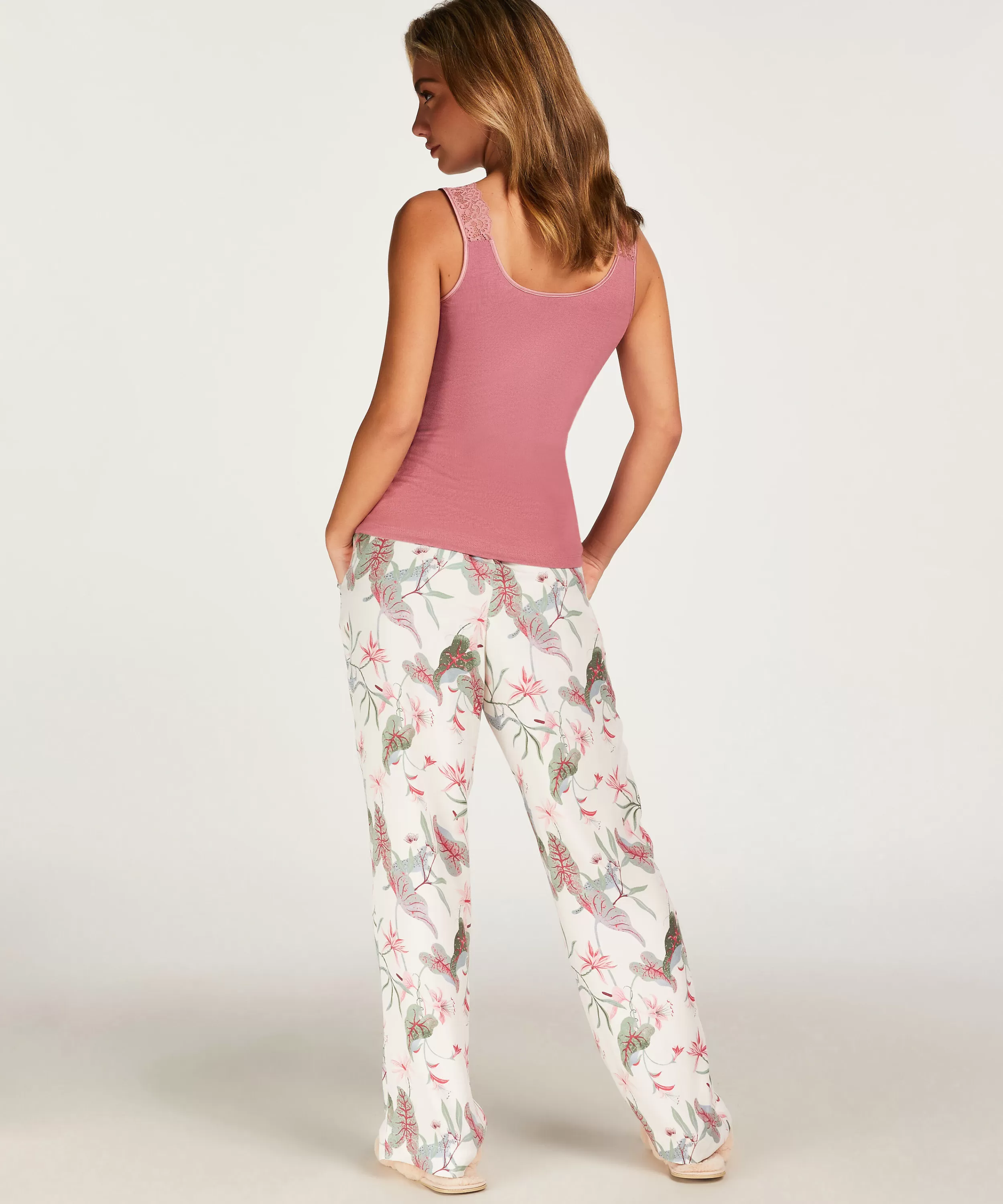 Hunkemöller Wasche<Petite Pyjamahose Woven Weis