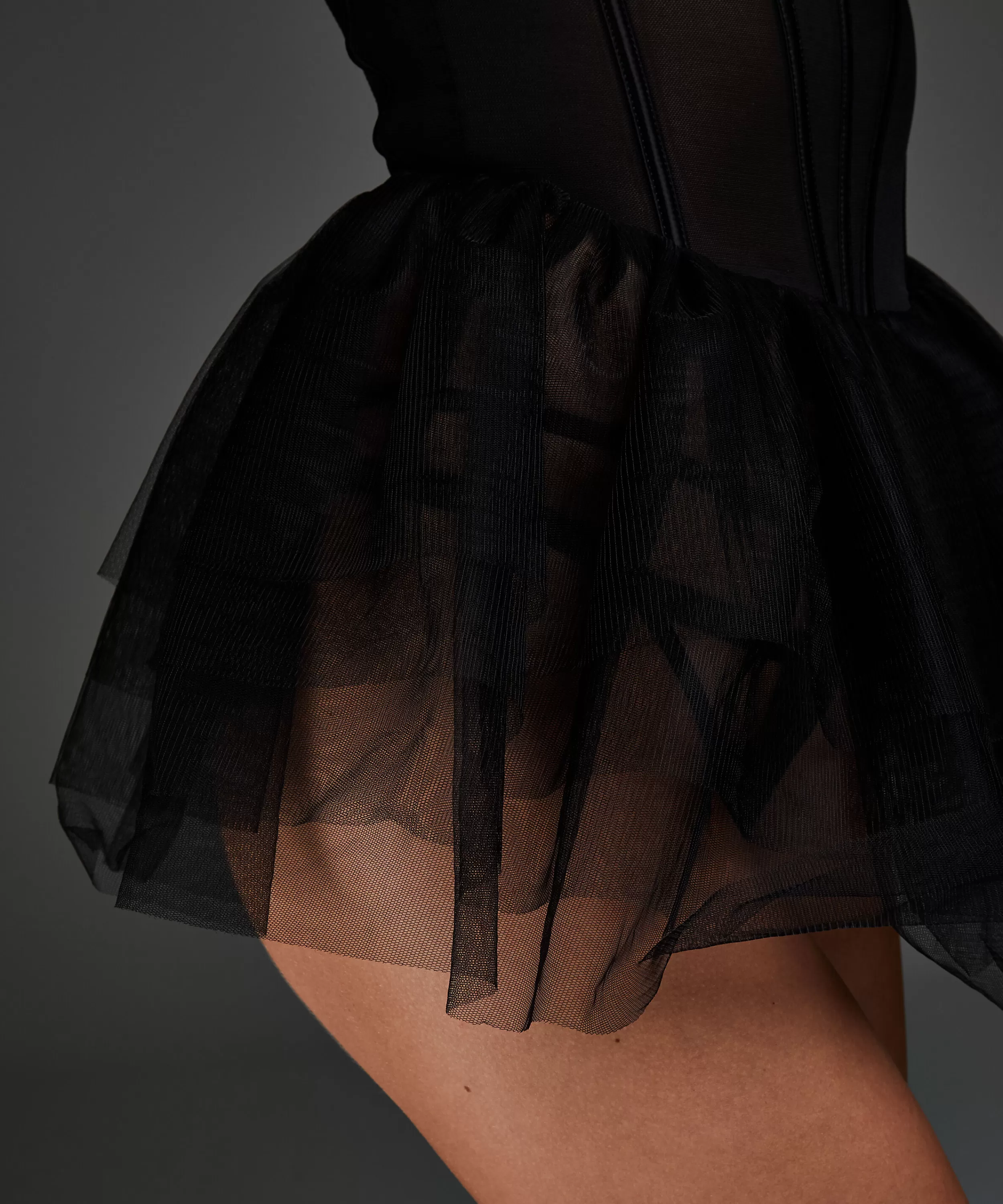 Hunkemöller Wasche<Private Tutu-Korsett Schwarz