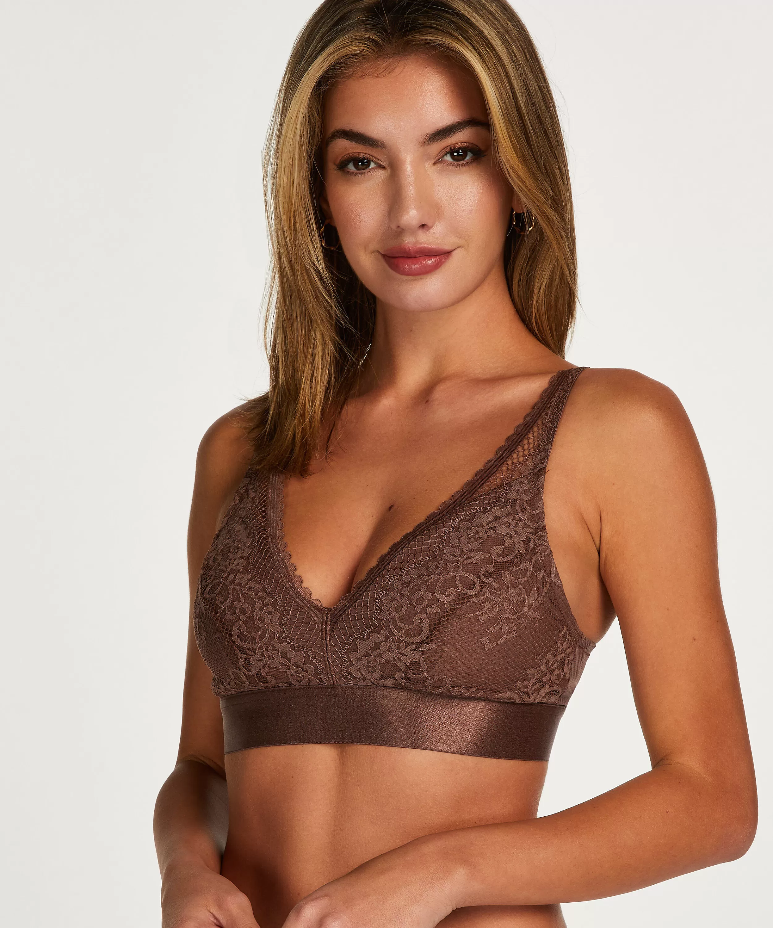 Hunkemöller Bhs Ohne Bügel<Prothesen-Bh Ohne Bügel Morgan Braun