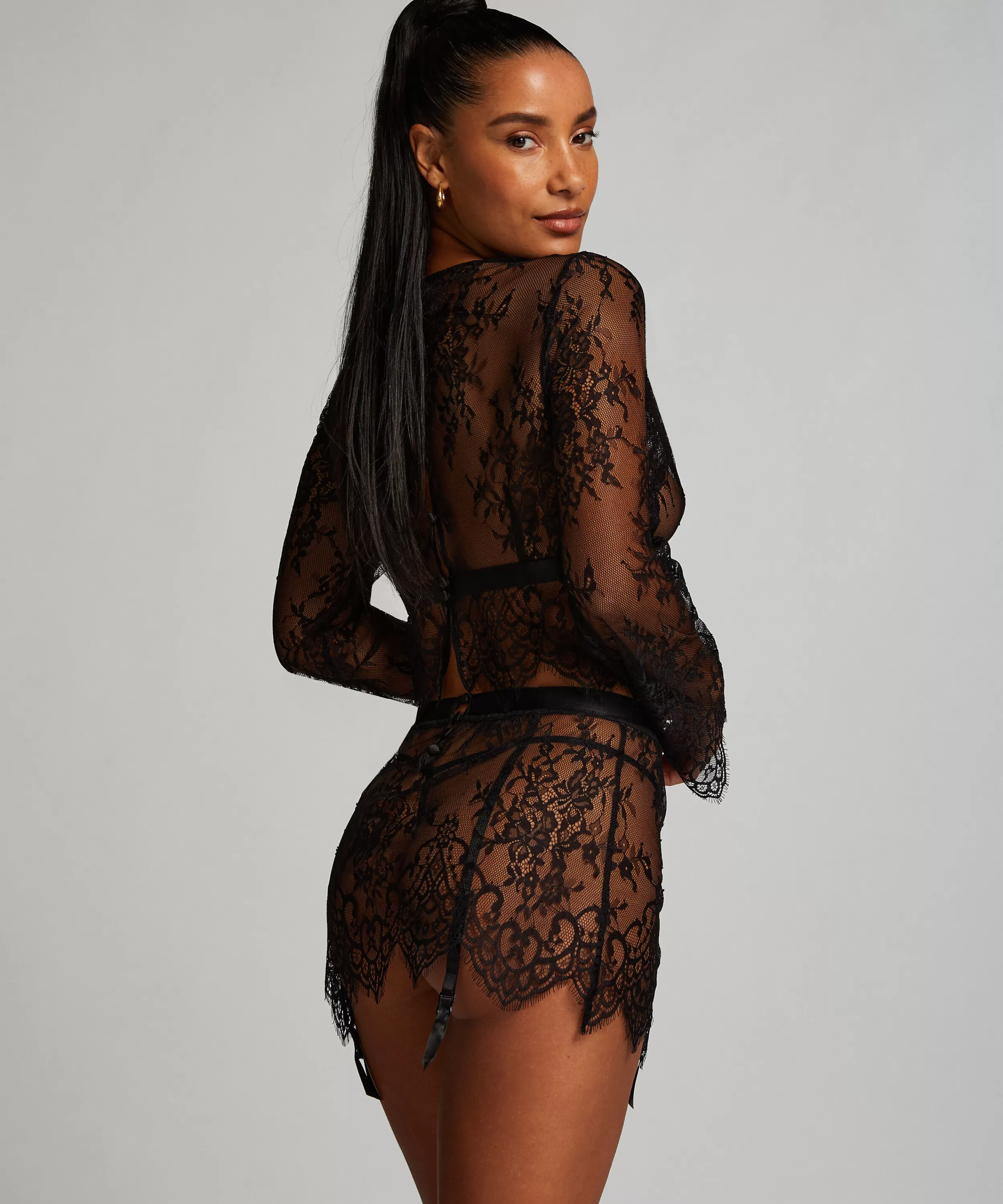 Hunkemöller Wasche<Rok Lace Schwarz