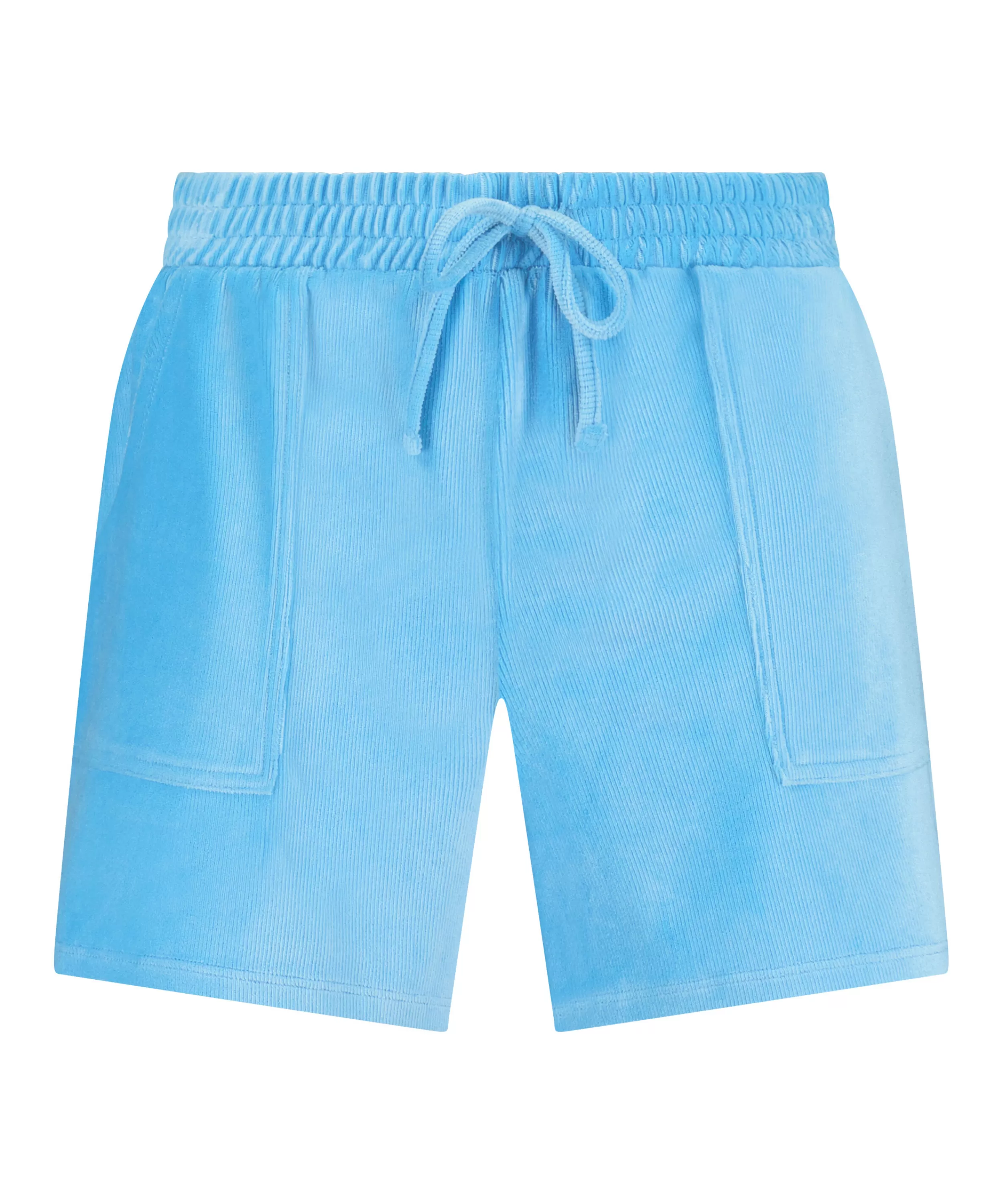 Hunkemöller Wasche<Short Velours Rib Blau