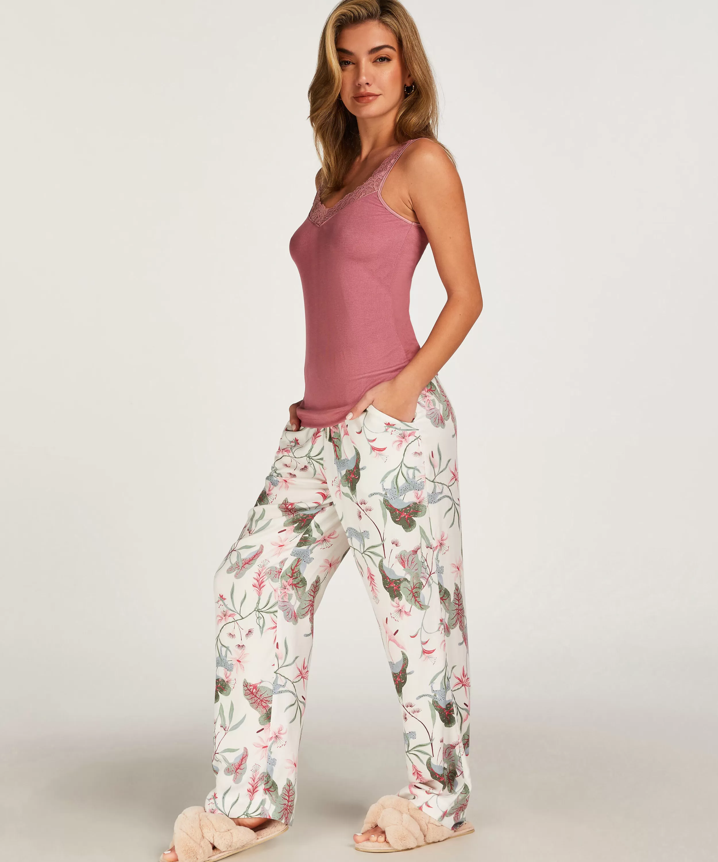 Hunkemöller Wasche<Tall Pyjamahose Woven Weis