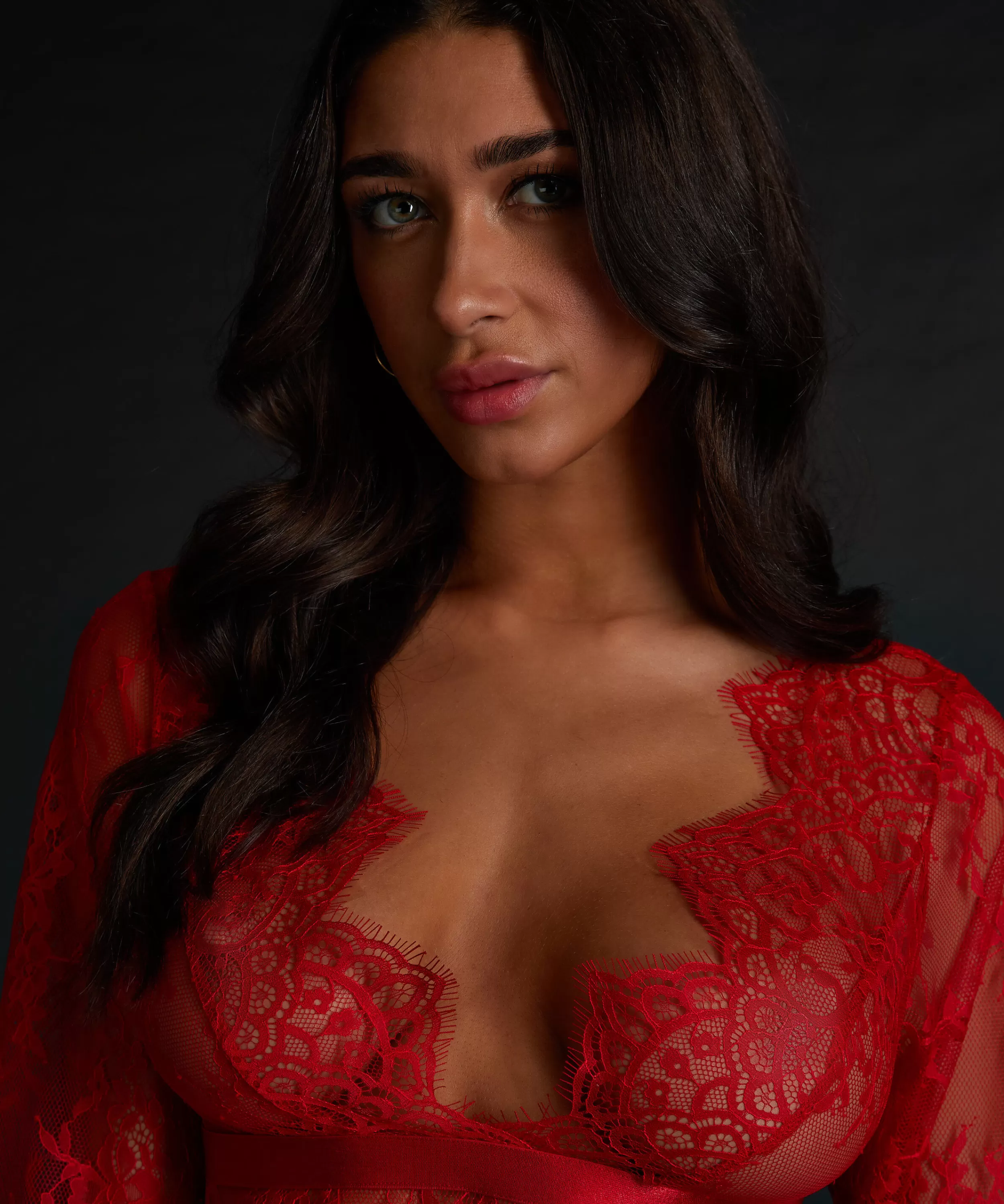 Hunkemöller Wasche<Top Allover Lace Rot