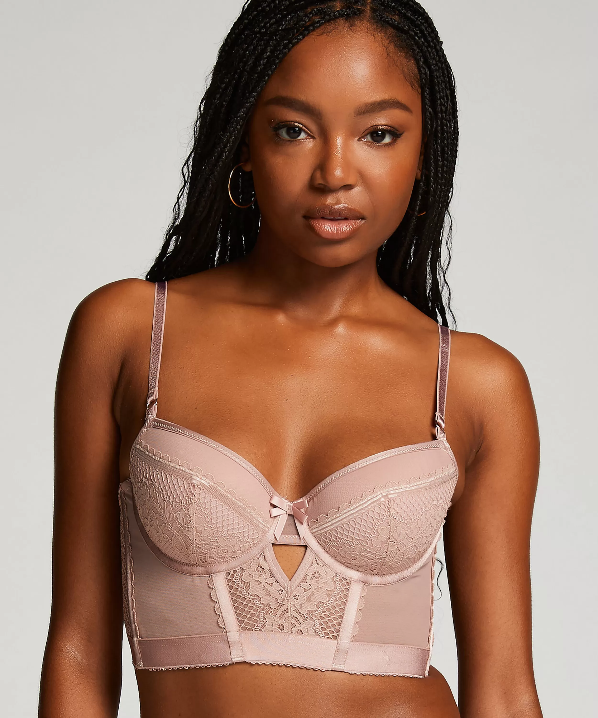 Hunkemöller Bhs Mit Großen Cups<Vorgeformter Longline-Bügel-Bh Malika Rosa