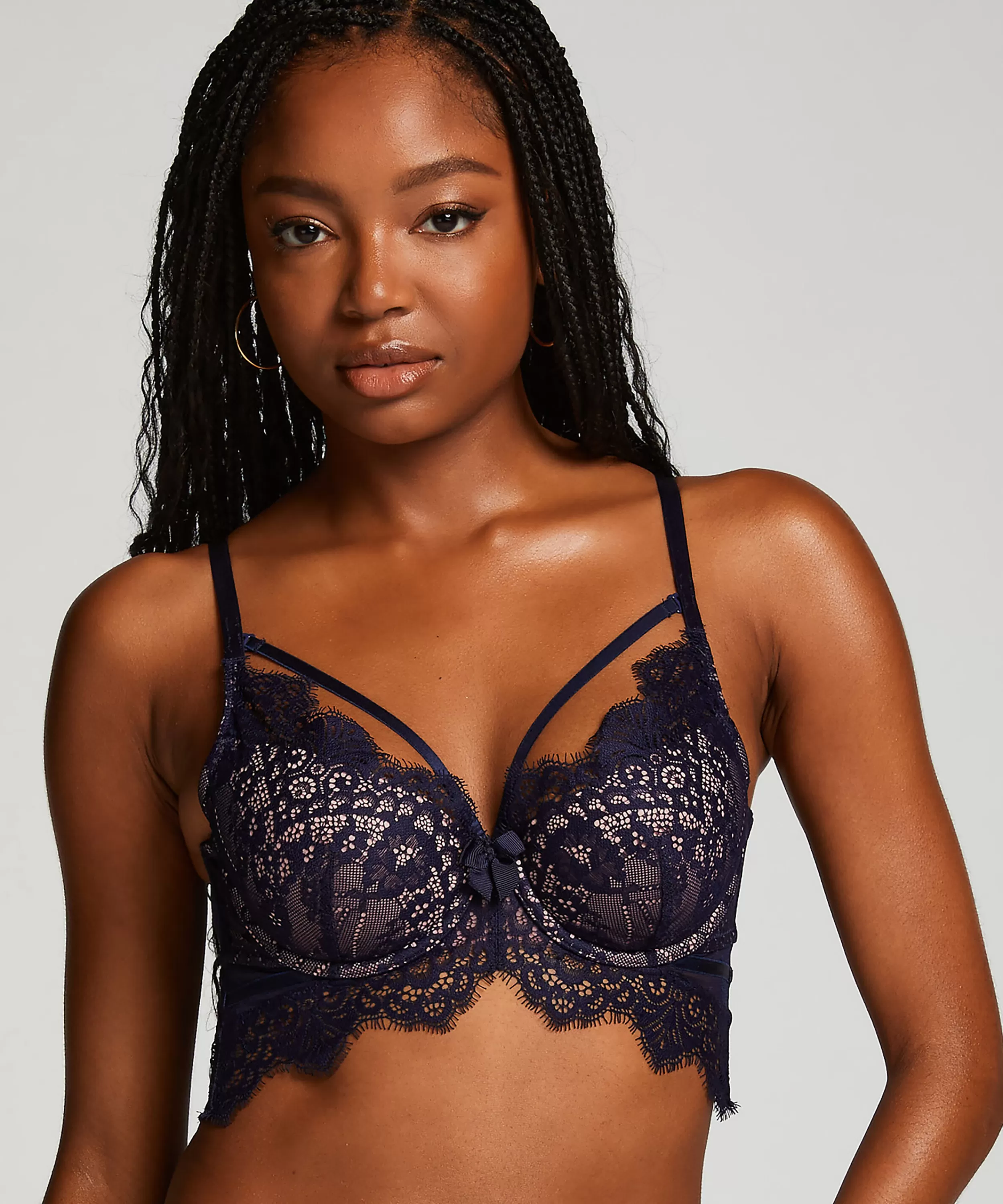 Hunkemöller Bhs Mit Großen Cups<Vorgeformter Longline-Bügel-Bh Marilee Blau