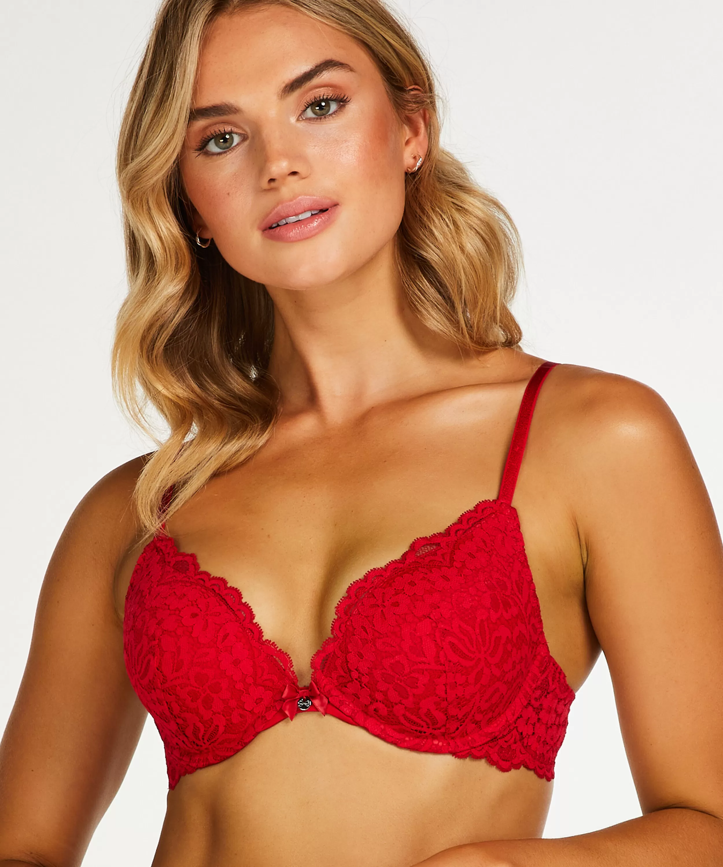 Hunkemöller Push-Up Bhs & Maximizer Bhs<Vorgeformter Push-Up Bügel-Bh Rose Rot