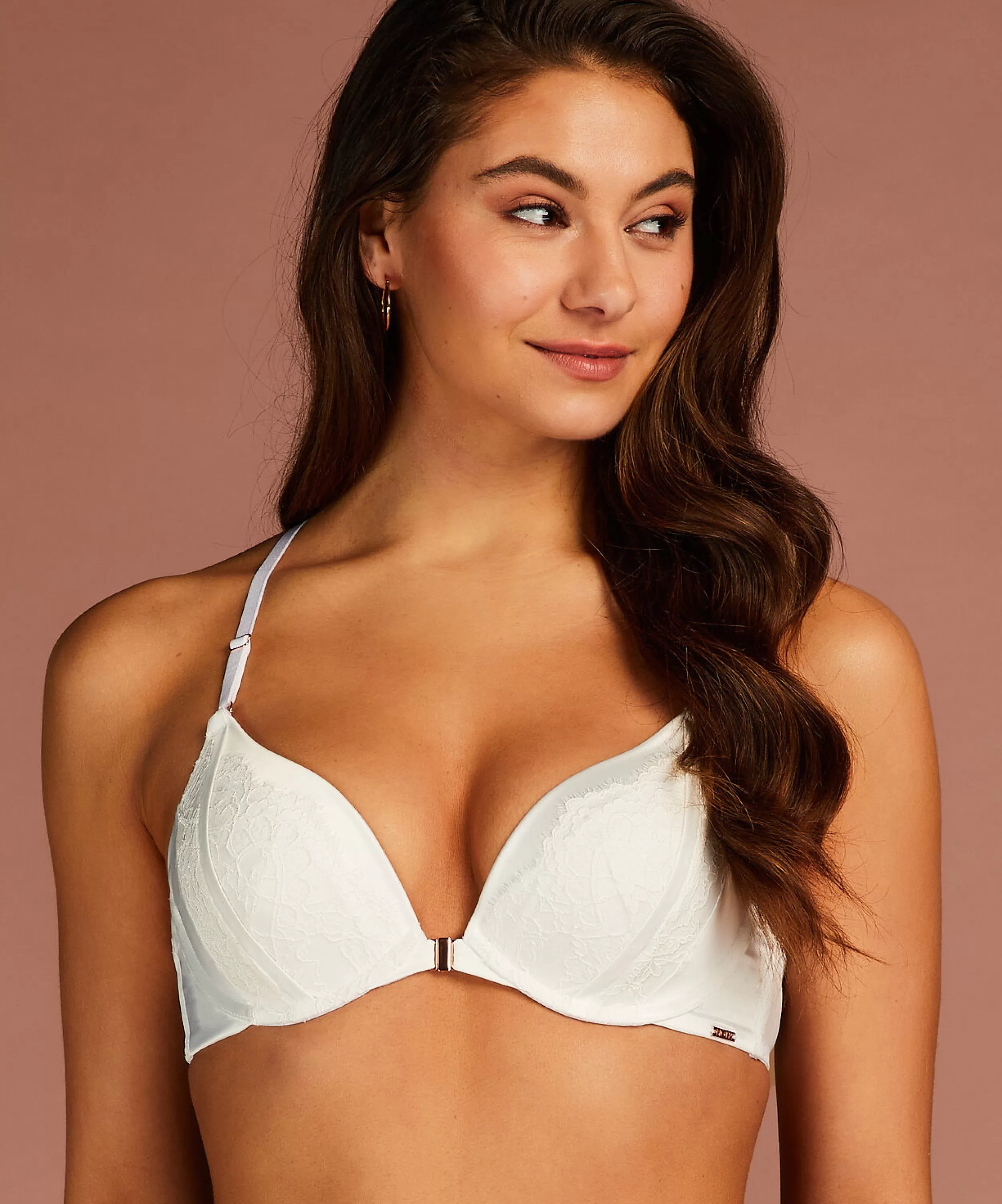 Hunkemöller Push-Up Bhs & Maximizer Bhs<Vorgeformter Push-Up-Bügel-Bh Akelei Weis